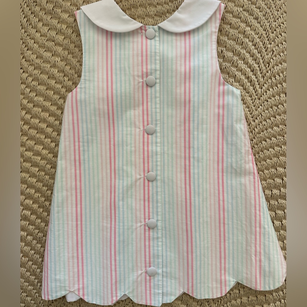 Beauford Bonet Girls, 6, Peter Pan collar dress with back buttons